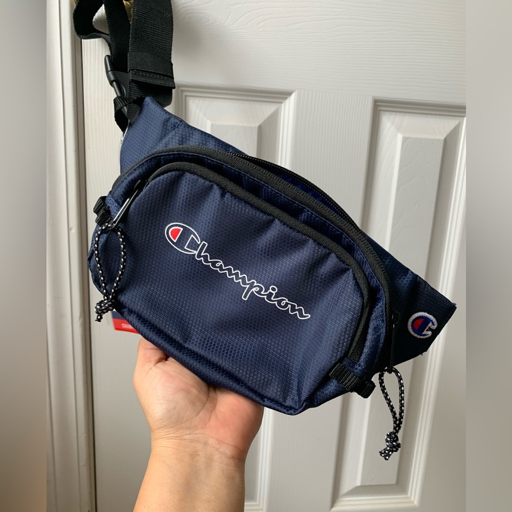 Champion unisex adult Attribute Waistbag Fanny Waist Packs, blue , One Size